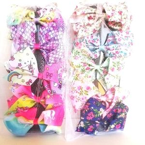 Girls bows 2 sets new in bag